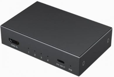 Gembird CABLE HDMI SPLITTER 4PORTS/DSP-HDMI4K-4P-01 GEMBIRD DSP-HDMI4K-4P-01 | Elektrika.lv