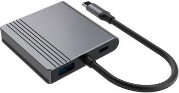 Gembird I/O ADAPTER USB-C TO HDMI/USB3/3IN1 A-CM-COMBO3-04 GEMBIRD A-CM-COMBO3-04 | Elektrika.lv