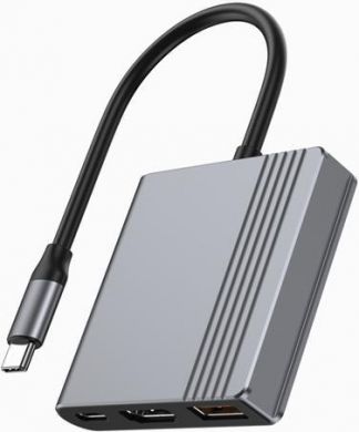 Gembird I/O ADAPTER USB-C TO HDMI/USB3/3IN1 A-CM-COMBO3-05 GEMBIRD A-CM-COMBO3-05 | Elektrika.lv