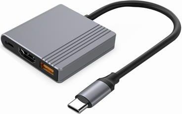 Gembird I/O ADAPTER USB-C TO HDMI/USB3/3IN1 A-CM-COMBO3-05 GEMBIRD A-CM-COMBO3-05 | Elektrika.lv