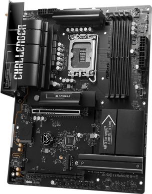 Asrock Mainboard ASROCK Intel B860 LGA 1851 (Socket V1) ATX RAM DDR5-SDRAM 4xSlots Wi-Fi Yes Bluetooth Yes 1xNumber of M.2 (M) slots B860CHALLENGERWIFI B860 CHALLENGER WIFI | Elektrika.lv