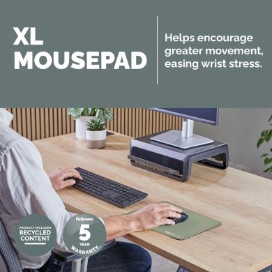 Fellowes MOUSE PAD BREYTA XL/SAGE 100139318 FELLOWES 100139318 | Elektrika.lv