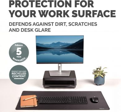 Fellowes DESK MAT BREYTA/BLACK 100139320 FELLOWES 100139320 | Elektrika.lv