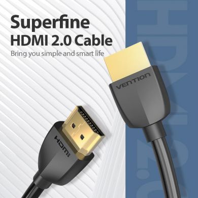 VENTION CABLE HDMI 2M/BLACK AAIBH VENTION AAIBH | Elektrika.lv