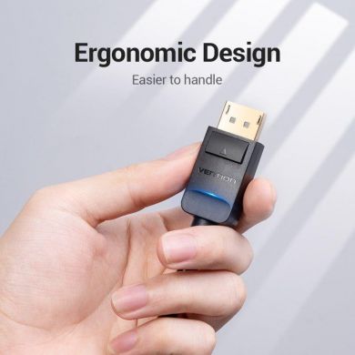 VENTION CABLE DP TO VGA 2M/BLACK HBLBH VENTION HBLBH | Elektrika.lv