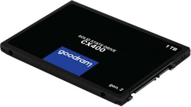  SSD GOODRAM CX400 GEN.2 1TB SATA 3D TLC Write speed 500 MBytes/sec Read speed 550 MBytes/sec 2,5" TBW 720 TB MTBF 2000000 hours SSDPR-CX400-01T-G2 SSDPR-CX400-01T-G2 | Elektrika.lv