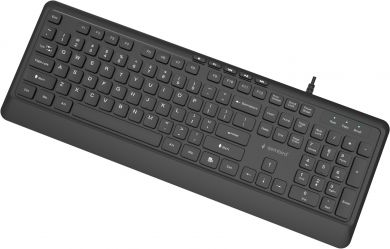 Gembird KEYBOARD MULTIMEDIA USB ENG/BLACK KB-MCH-05 GEMBIRD KB-MCH-05 | Elektrika.lv