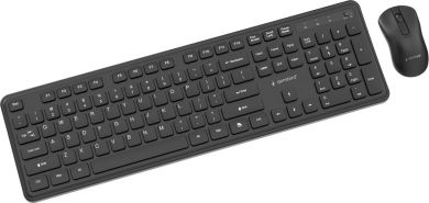 Gembird KEYBOARD +MOUSE WRL ENG/BK KBS-WPS-01 GEMBIRD KBS-WPS-01 | Elektrika.lv