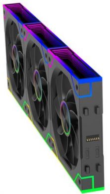 Xilence CASE FAN 120MM XPF360R.ARGB/12V XF073 XILENCE XF073 | Elektrika.lv