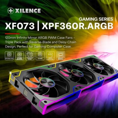 Xilence CASE FAN 120MM XPF360R.ARGB/12V XF073 XILENCE XF073 | Elektrika.lv
