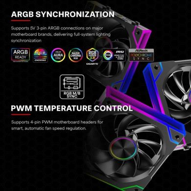 Xilence CASE FAN 120MM XPF360R.ARGB/12V XF073 XILENCE XF073 | Elektrika.lv