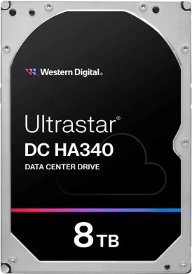 Western Digital HDD WESTERN DIGITAL Serial ATA 3.5 " Buffer 256 MB 7200 RPM  8 TB HDD-??????????? Western Digital Ultrastar 0B47078 8TB Ultrastar DC HA340 0B47078 0B47078 | Elektrika.lv