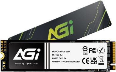  SSD AGI 600xTBW rating MTBF 1600000 h Read speed 4700 MB/s Write speed 2800 MB/s NVMe Yes PCI Express 4.0 M.2 1000 GB AGI1T0G43AI818-CB AGI1T0G43AI818-CB | Elektrika.lv