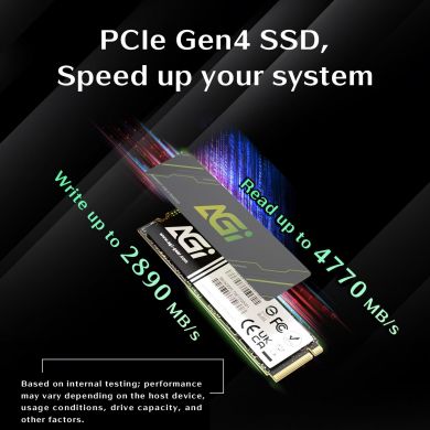  SSD AGI 600xTBW rating MTBF 1600000 h Read speed 4700 MB/s Write speed 2800 MB/s NVMe Yes PCI Express 4.0 M.2 1000 GB AGI1T0G43AI818-CB AGI1T0G43AI818-CB | Elektrika.lv