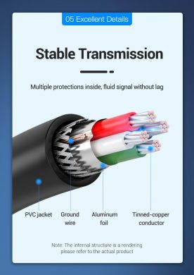 VENTION CABLE USB2.0C MALE TO A FEMALE/0.15M BLACK CCSBB VENTION CCSBB | Elektrika.lv