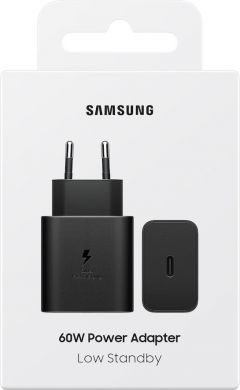 Samsung MOBILE CHARGER WALL 60W/BLACK EP-T6010NBEGWW SAMSUNG EP-T6010NBEGWW | Elektrika.lv