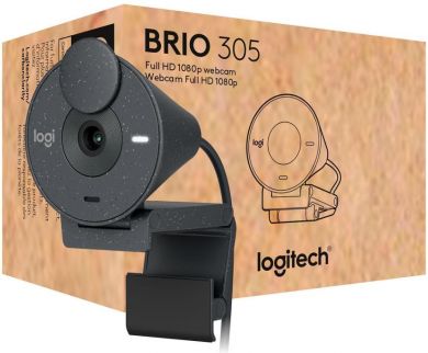 Logitech CAMERA WEBCAM BRIO 305/GRAPHITE 960-001469 LOGITECH 960-001469 | Elektrika.lv