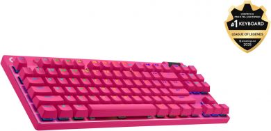Logitech KEYBOARD WRL PRO X TKL/PINK 920-012159 LOGITECH 920-012159 | Elektrika.lv