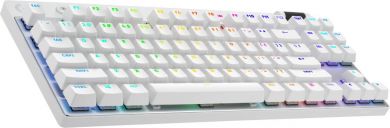 Logitech KEYBOARD WRL PRO X TKL/WHITE 920-012148 LOGITECH 920-012148 | Elektrika.lv