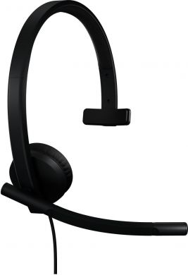 Logitech HEADSET H570E MONO USB/BLACK 981-001426 LOGITECH 981-001426 | Elektrika.lv