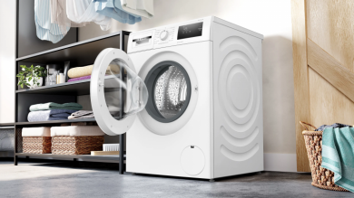 BOSCH Bosch | Washing machine | WAN2808LSN | Energy efficiency class A | Front loading | Washing capacity 8 kg | 1400 RPM | Depth 63 cm | Width 60 cm | Display | LED | Steam function | White WAN2808LSN