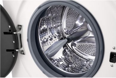LG LG | Washing machine | F4X1009NWB | Energy efficiency class A | Front loading | Washing capacity 9 kg | 1400 RPM | Depth 55 cm | Width 60 cm | Display | LED | Steam function | Direct drive | Wi-Fi | White F4X1009NWB