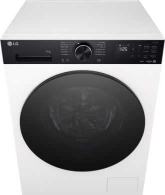 LG LG | Washing machine | F4X5011THB | Energy efficiency class A | Front loading | Washing capacity 11 kg | 1400 RPM | Depth 57 cm | Width 60 cm | Display | LED | Steam function | Direct drive | Wi-Fi | White F4X5011THB