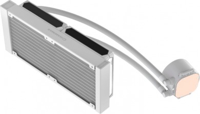  Gamemax CPU Liquid Cooler | ICEBURG 240 DIGITAL WH | White ICEBURG 240 DIGITAL