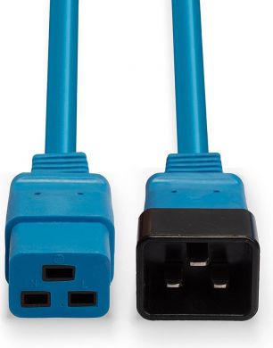 Lindy CABLE POWER IEC EXTENSION 3M/BLUE 30122 LINDY 30122 | Elektrika.lv