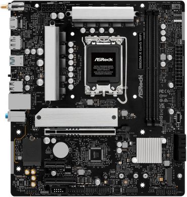 Asrock Mainboard ASROCK Intel B860 LGA 1851 (Socket V1) micro ATX RAM DDR5-SDRAM 2xSlots Wi-Fi Yes Bluetooth Yes 1xNumber of M.2 (M) slots B860M-XGEN5WIFI B860M-X GEN5 WIFI | Elektrika.lv